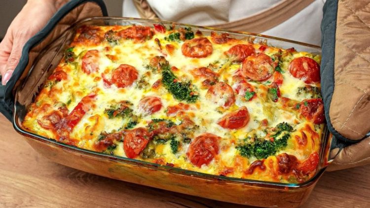 Gratin de brocolis, carottes et pommes de terre