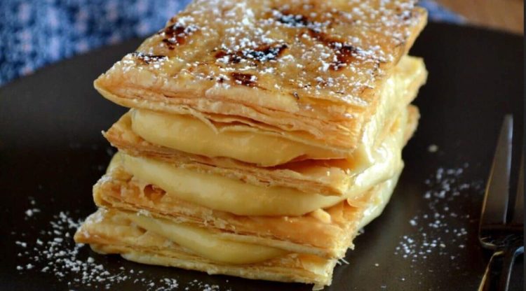 Millefeuilles crème brûlée