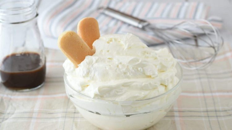 Crème chantilly mascarpone