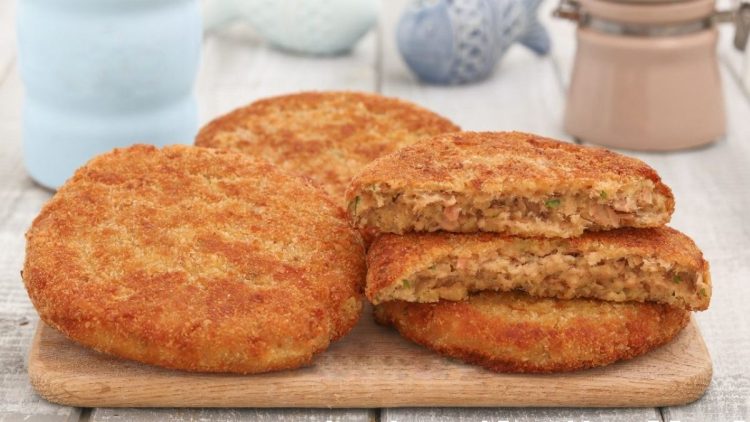Galettes panées au thon