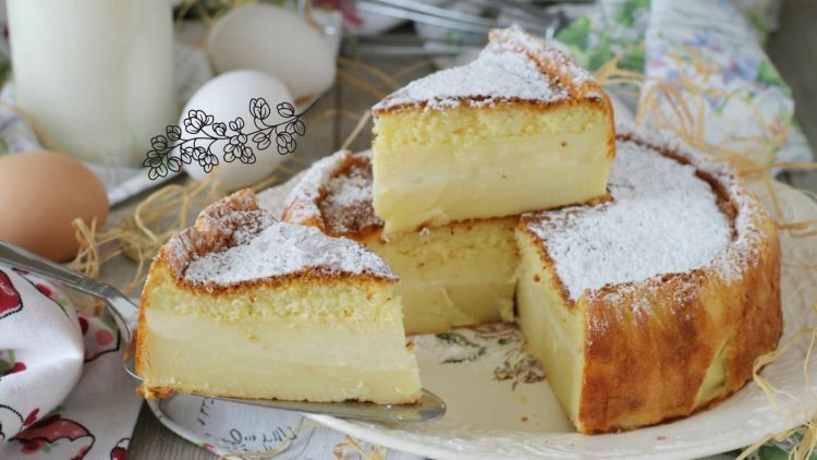 Gâteau magique vanille