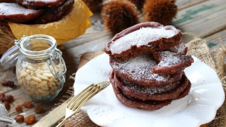 pancakes à la farine de châtaignes