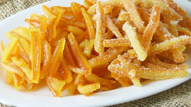 zestes d’oranges confits