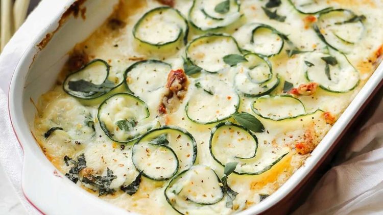 Gratin de courgettes au chèvre facile et rapide