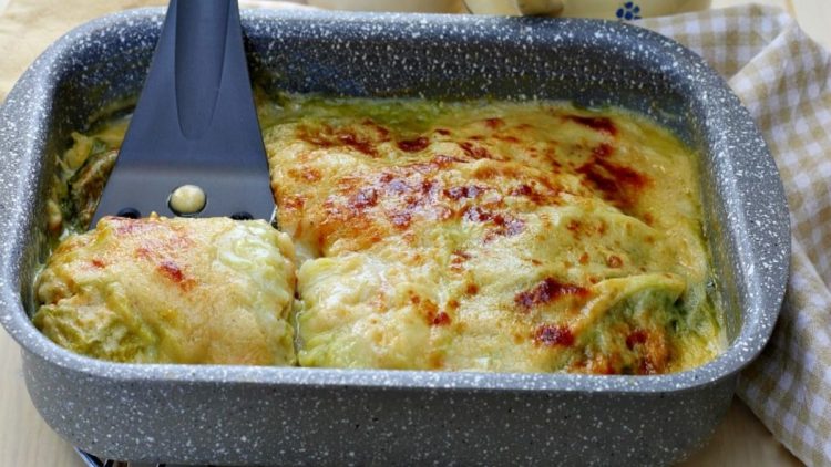 Lasagnes chou vert végétarien