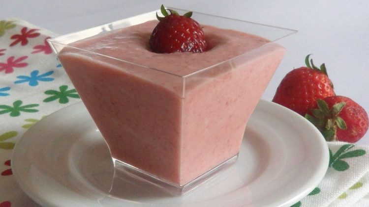 Mousse de fraises