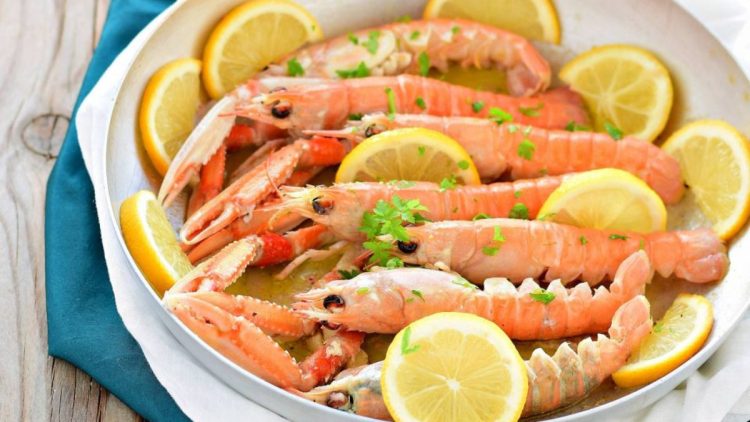 poêlée de langoustines au citron