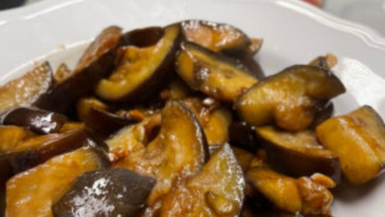 aubergine à la poêle