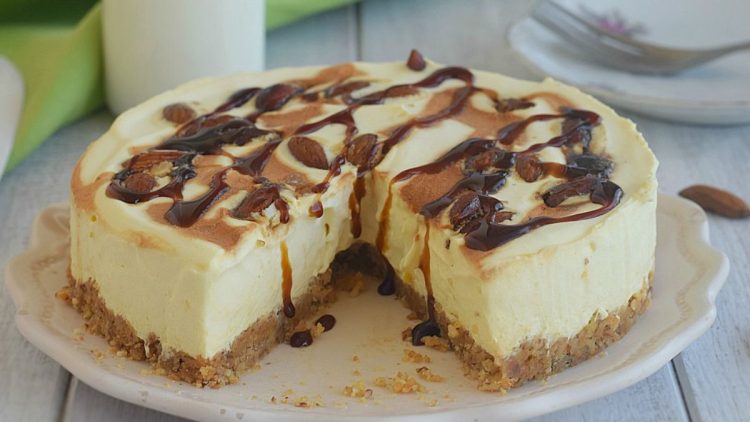 cheesecake aux amandes caramélisées