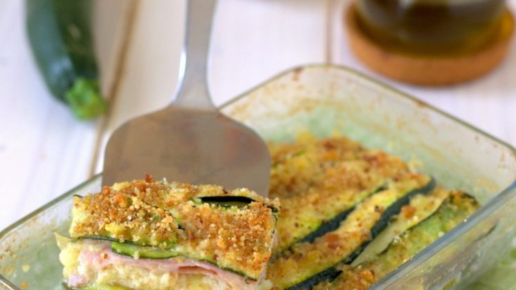 flan de courgettes au jambon