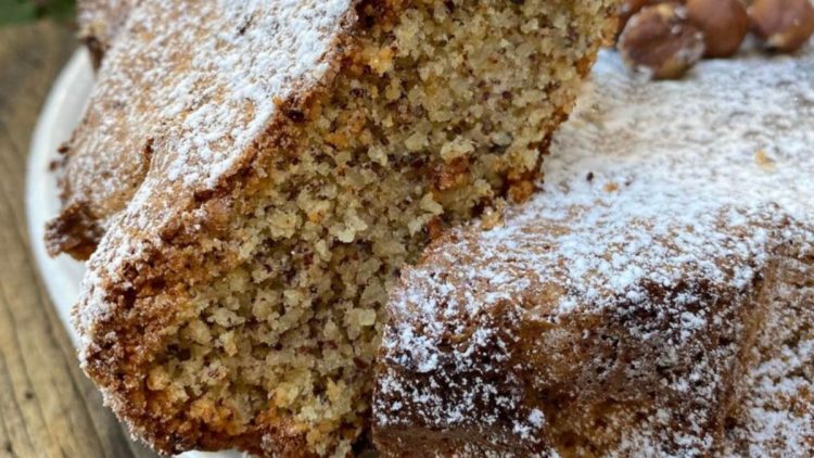 gâteau à la noisette