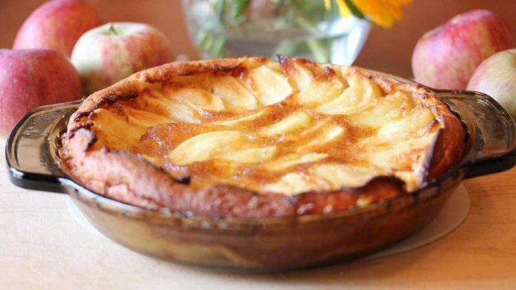 Recette de clafoutis aux pommes Léger