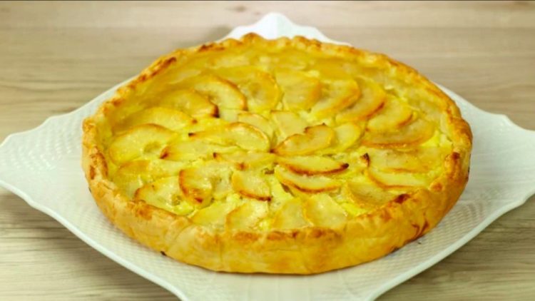 Tarte aux pommes feuilletée