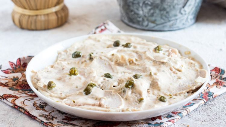 veau froid de veau sauce au thon