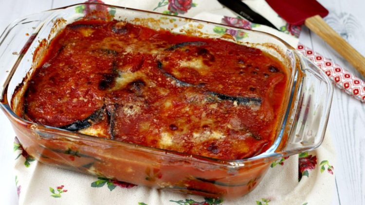 Aubergines au parmesan au four
