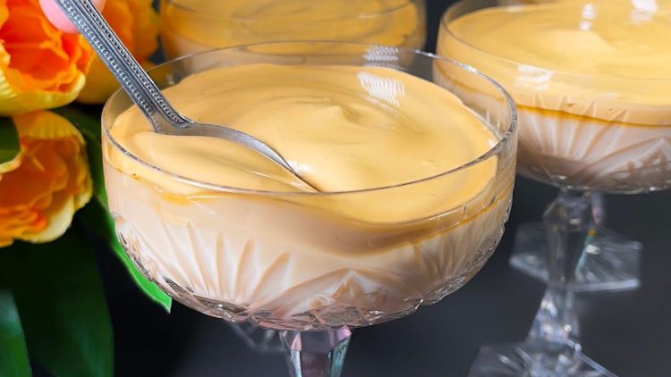 crème rapide au lait et au café