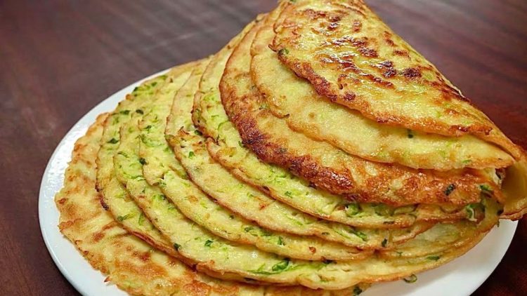 Crêpes aux courgettes facile et rapide 