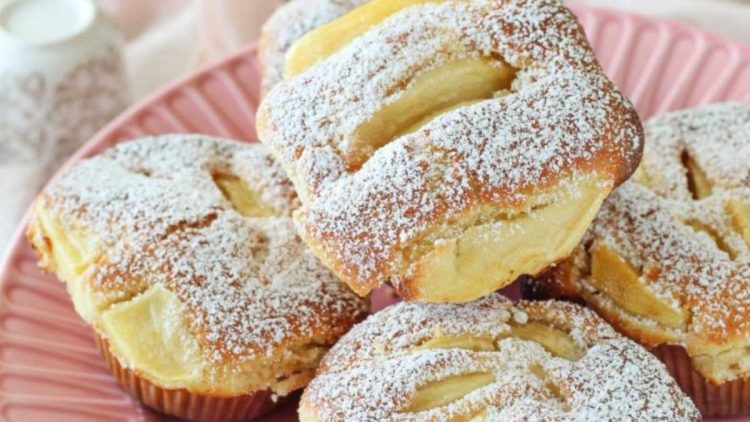 Muffins aux pommes moelleux et rapides à préparer