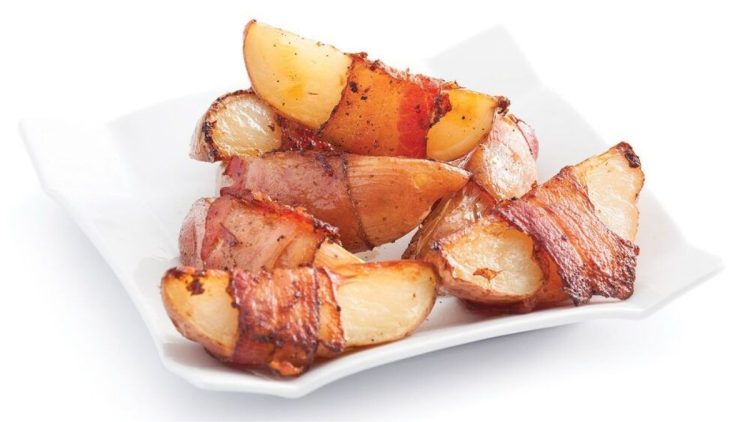 Pomme de terre enroulé de bacon