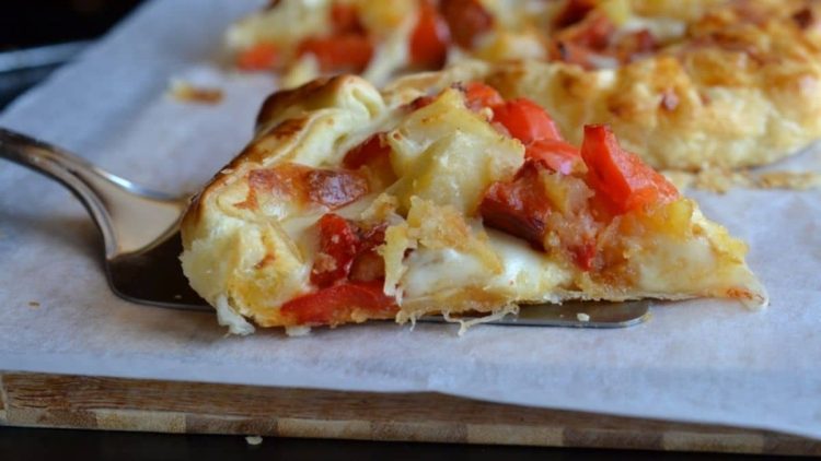 Quiche aux poivrons et pommes de terre