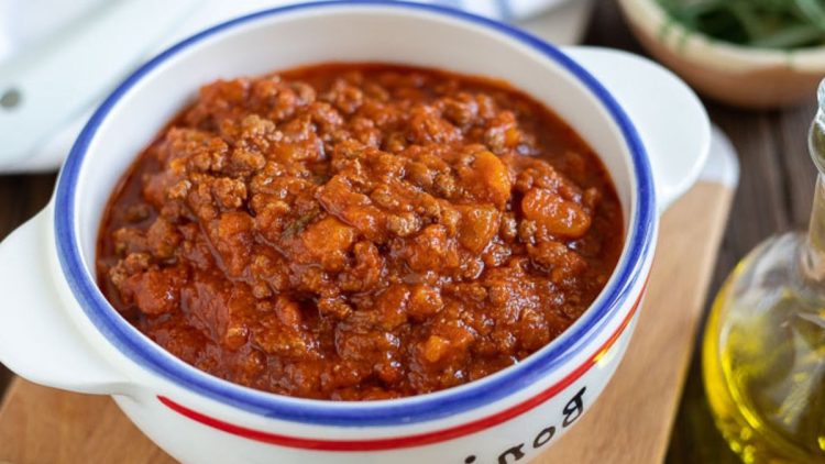 sauce bolognaise à l'italienne en cocotte minute  