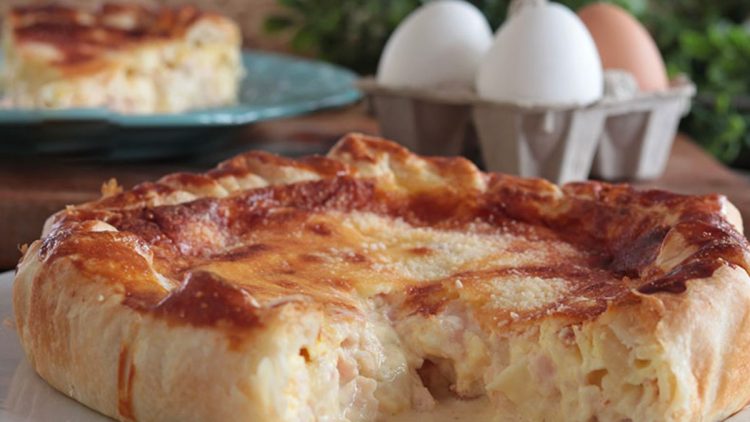tarte au jambon et fromage