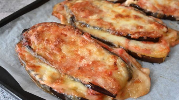 Aubergines au four à la mozzarella