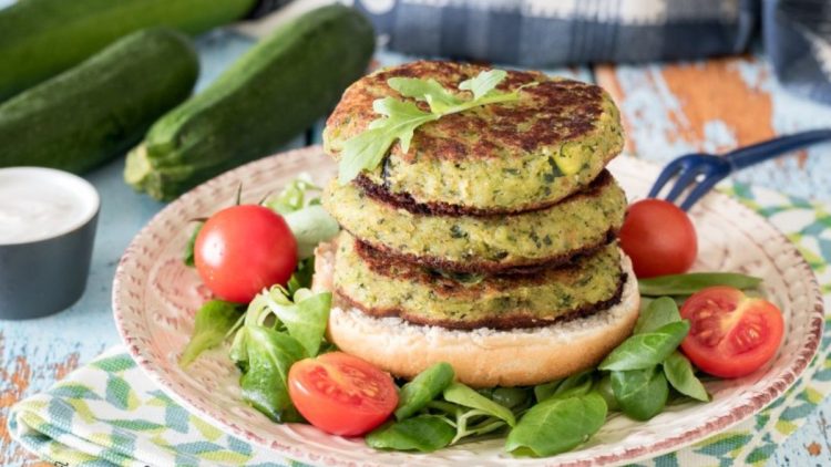 burger végétarien de courgette