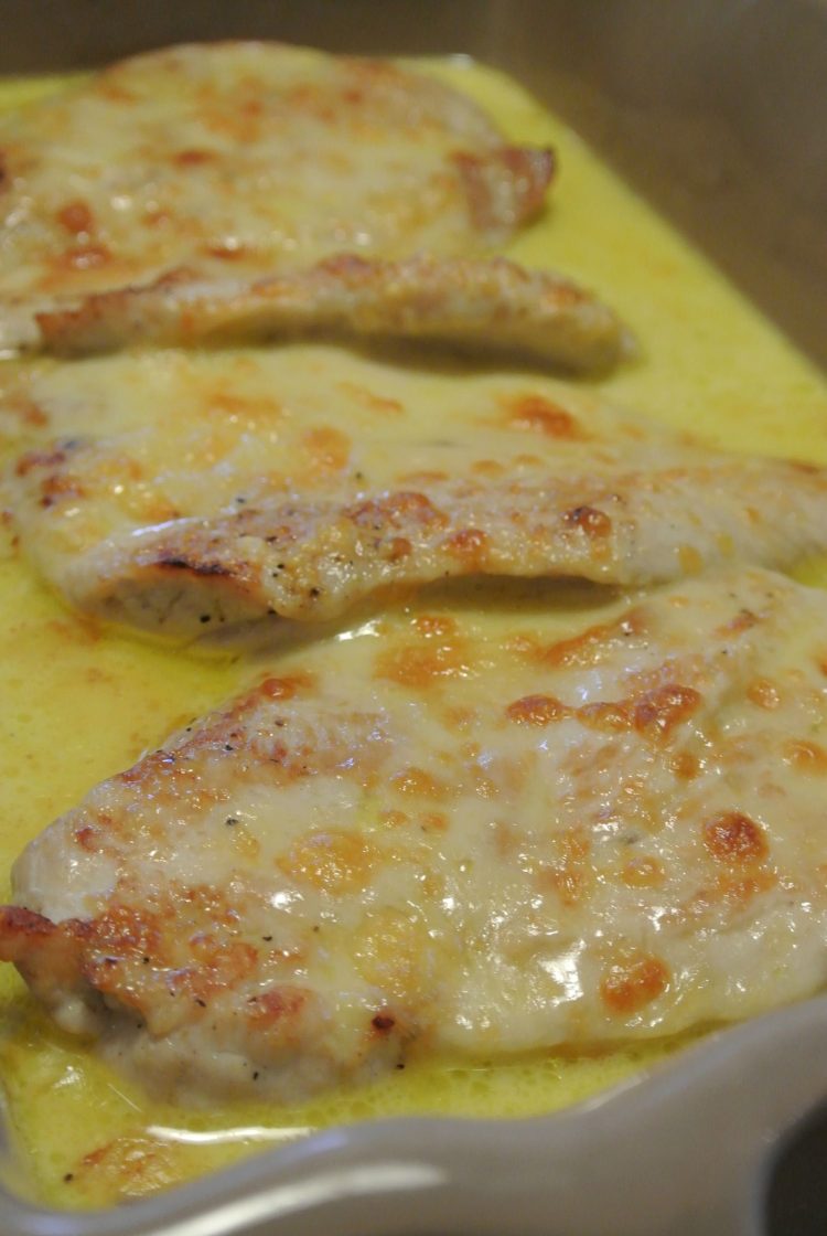 Escalopes de dinde gratinées au comté