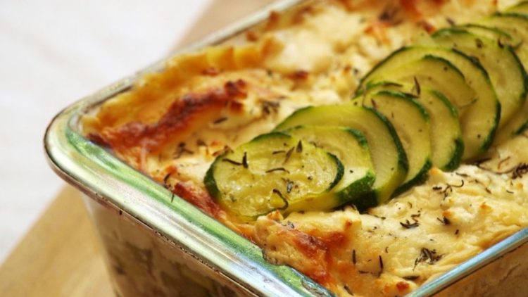lasagnes blanches aux courgettes