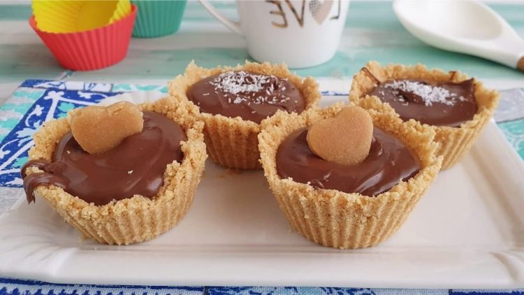 Mini tartelettes sans cuisson au nutella