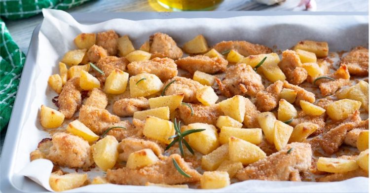 Nuggets de poulet croustillants au four