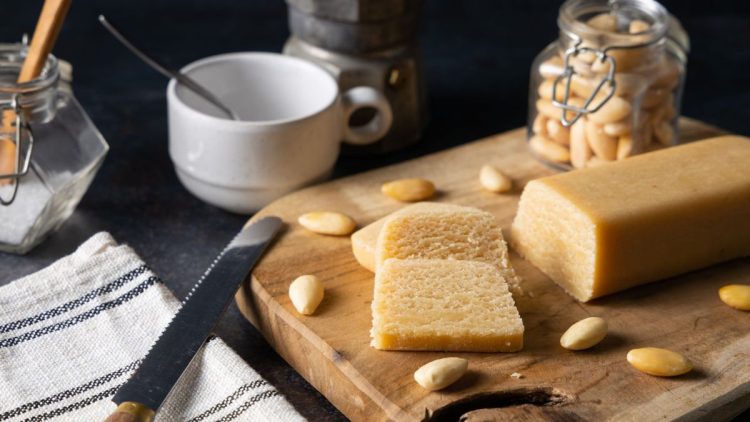pâte d’amande sans œufs