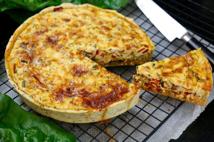 Recette tarte végétarienne aux légumes