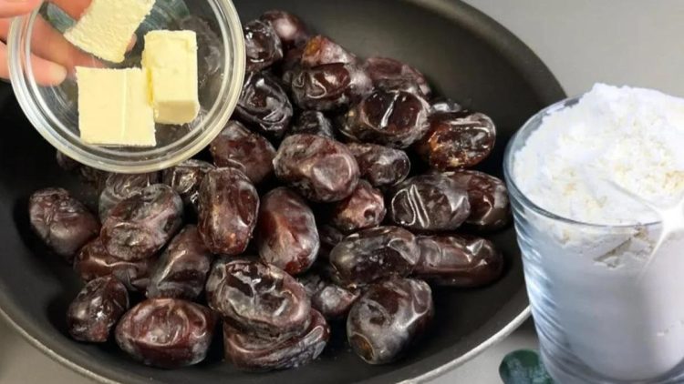 Saucisson de dattes aux amandes