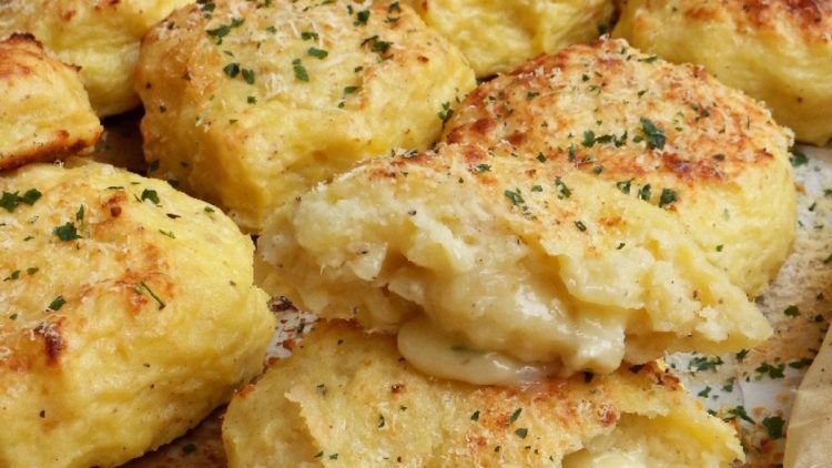 croquettes de pommes de terre cœur fondant au fromage