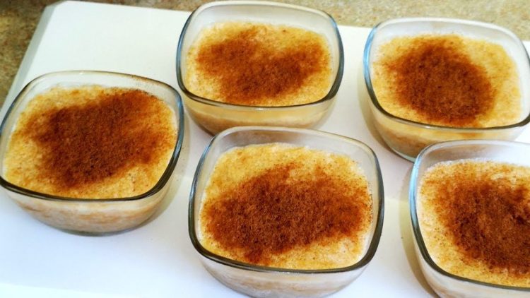 Dessert léger à la purée de pommes