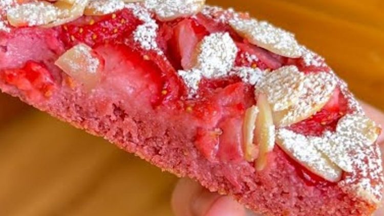 gâteau moelleux aux fraises et citron