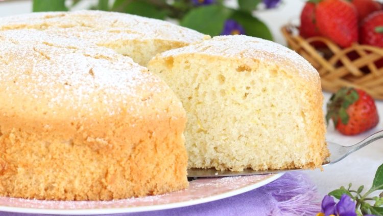 gâteau neige aux blancs d'œufs