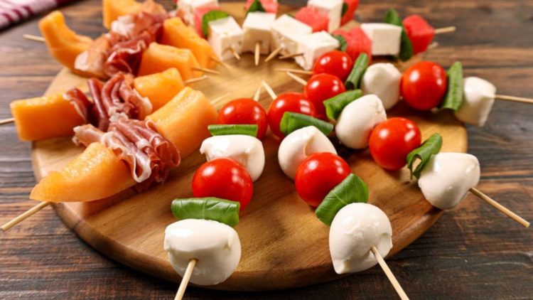 mini brochettes apéritives sans cuisson