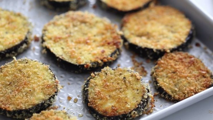 aubergines panées au parmesan