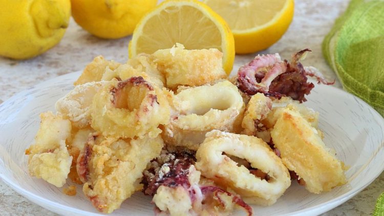 calamars croustillants au four