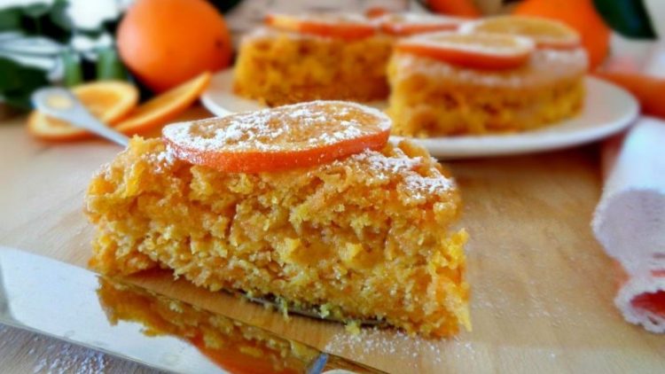 Gâteau aux carottes et orange
