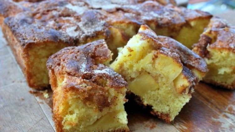 Gâteau aux pommes et cannelle