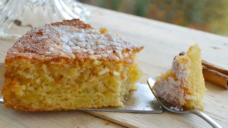 Gâteau crémeux aux pommes