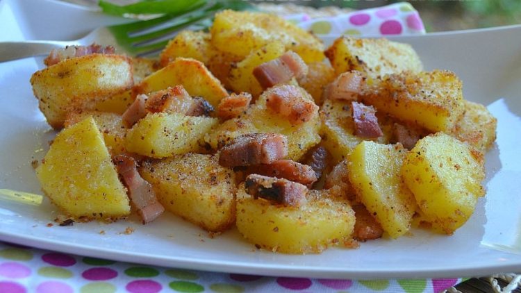 Pommes de terre au four au bacon