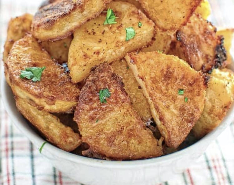 Pommes de terre en croûte de parmesan