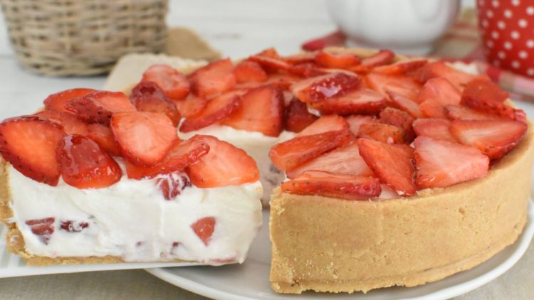 Tarte aux fraises sans cuisson
