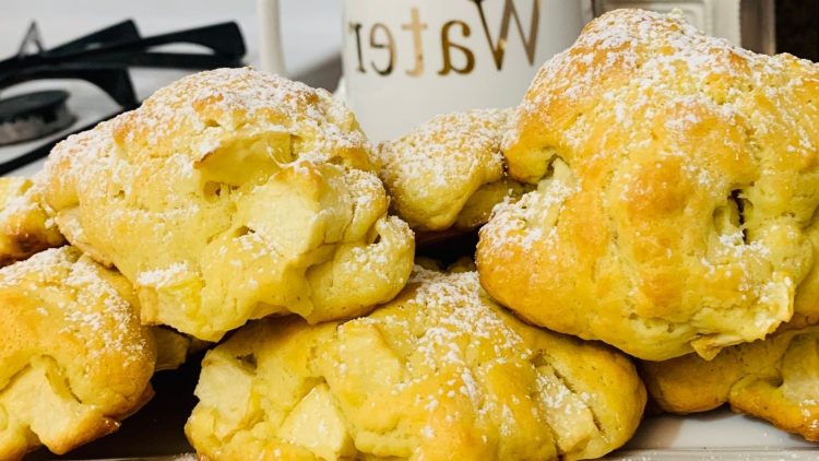 Beignets aux pommes au four Cyril Lignac