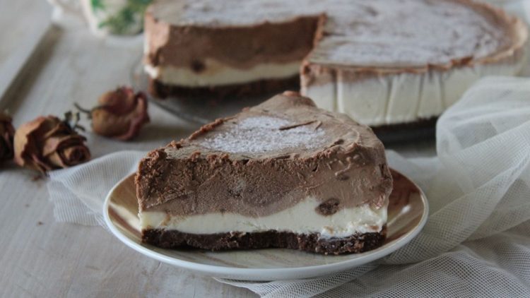 Cheesecake aux trois chocolats